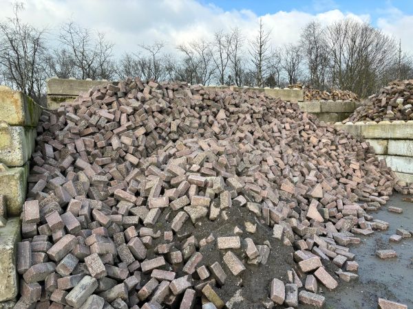 Betonklinkers / rood / 8 dik - Afbeelding 2
