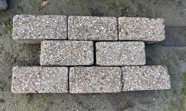 Betonklinkers / rood / 8 dik