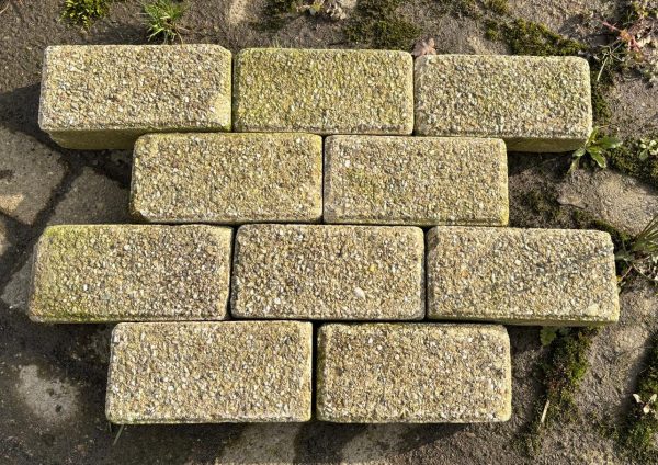 Betonklinkers / geel / 8 dik