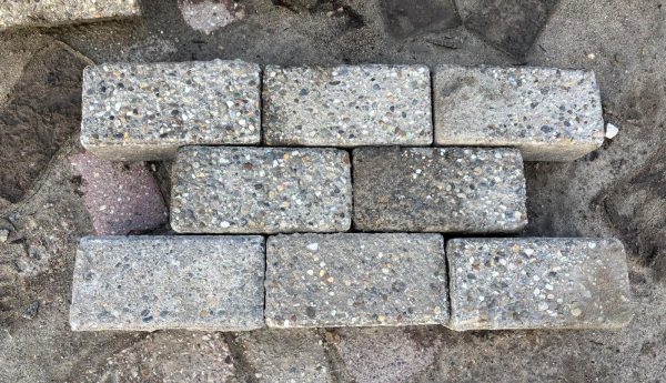 Betonklinkers / grijs / 8 dik
